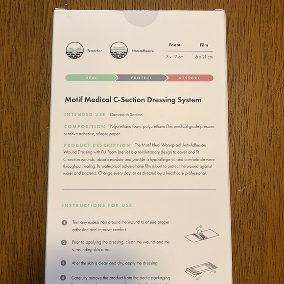 Motif c section post-partum dressing for wound. - Picture 4 of 8